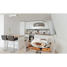 Наклейка вінілова на стіл Zatarga «Тірамісу» 650х1200 мм Z180783/1st