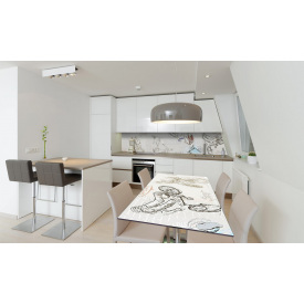 Наклейка вінілова на стіл Zatarga «Екстрім» 600х1200 мм Z180776st