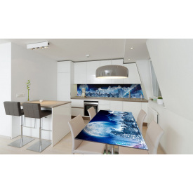 Наклейка вінілова на стіл Zatarga «Космічний міст» 600х1200 мм Z180402st