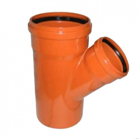 Трійник для зовнішньої каналізації REDI 160x160 45° ПВХ