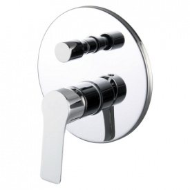 Змішувач прихованого монтажу Imprese Kucera, (2 функції), кругла накладка, хром