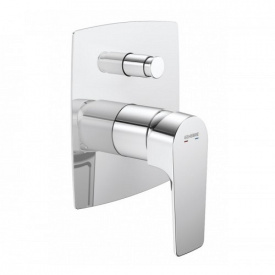 Змішувач для ванни та душу Genebre Koral, вбудовуваний, з перемикачем на 2-у зону