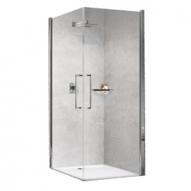 Душова кабіна угловая Novellini Young 2G, 2-дверна, 90x90, хром (Y22G89L-1K_Y22G89L-1K)
