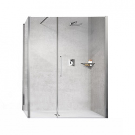 Душова кабіна угловая Novellini Young, двері + бічна панель, 120x90, хром (Y2GFL117-1K_Y2F1B89-1K)