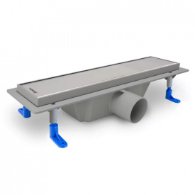 Душовий канал Styron з полірованими гратами 500 мм "Класик" з "сухим" сифоном