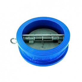 Міжфланцевий зворотній клапан TIS Ду 125 двопелюстковий пружний