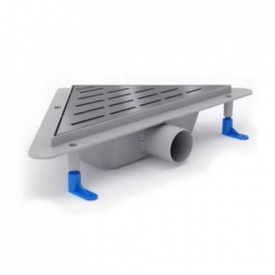 Кутовий водовідвідний канал Styron з глянсовою решіткою Медіум