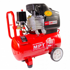 Фото - Компресор MPT PROFI 24 л 1500 Вт/2 л. 2850 об/хв 100 л/хв 8 атм 2 виходи мідна обмотка MAC20243 Компресор MPT PROFI 24 л 1500 Вт/2 л. 2850 об/хв 100 л/хв 8 атм 2 виходи мідна обмотка MAC20243
