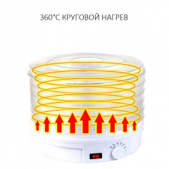 Сушарка для овочів та фруктів Royals Berg електрична 800W Стрий