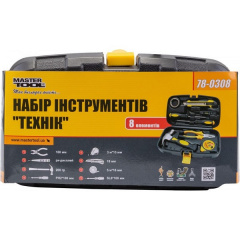 Набор инструмента MASTERTOOL "Техник" 8 элементов 78-0308 Киев