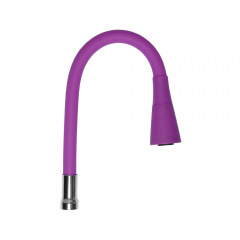 Гусак (Излив) силиконовый ZERIX SPS-02 PURPLE Балаклея