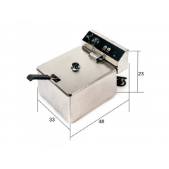Фритюрница электрическая BOZONE 11L 3500W (3_01713) Киев