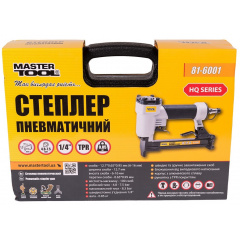 Степлер пневматический MASTERTOOL скоба тип 80, 12,7х0,65х0,95 мм, 6-16 мм, 4,8 - 7,5 Вar, (81-6001) Акимовка