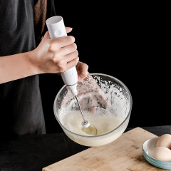 Пеновзбиватель ручной RIAS USB Speed Adjustable Milk Frother 2 насадки White (3_02732) Гуляйполе