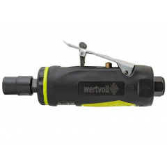Шлифмашина пневматическая прямая WERTVOLL 1/4", 25000 об/мин, 100 л/мин, 6.3 bar (PN-2001) Гайсин