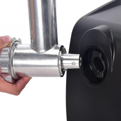 Электрическая мясорубка Lexical LMG-2001 с функцией реверс 1000W Black-Gray (3_01531) Акимовка