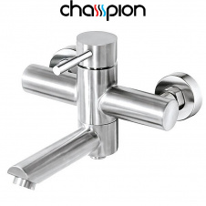 Смеситель для ванны короткий нос Champion Sus-009, (нержавеющая сталь)