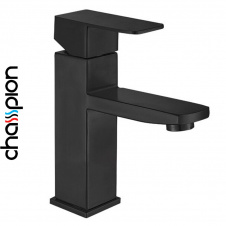 Смеситель для умывальника Champion KUB Black из нерж. стали (Chr-001)