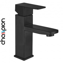 Смеситель для умывальника Champion KUB Black из нерж. стали (Chr-001) Конотоп