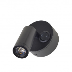 Подсветка Brille Металл 3W AL-540 Черный 27-058