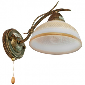 Бра с выключателем Кантри Brille 60W BKL-166 Коричневый