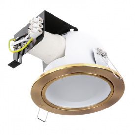Светильник потолочный встроенный Brille 60W VDL-15 Латунь