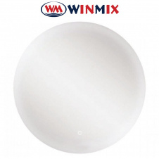 Зеркало для ванной комнаты Winmix PLAIN MC10-60 (с LED-подсветкой, часы, антизапотевание)