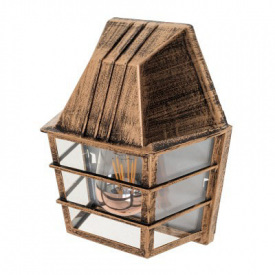 Светильник уличный настенный IP33 Brille 60W GL-109 Коричневый