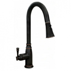 Змішувач для кухні Rea Deco Old Чорний Високий (REA-B0182)