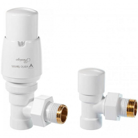 Комплект термостатичний Vario Term ROYAL кутовий матовий білий