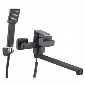 Смеситель для ванны Zegor LEB7-B123 YB, L-350 мм, черный