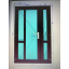 Входная дверь штульповая 1400x2200мм монтажная ширина 60 мм профиль WDS Ekipazh Ultra 60 цвет Дуб монтана Киев