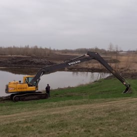 Услуги длиннорукого экскаватора Doosan DX 255