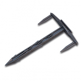 Колок-трезубец Bradas 17/10см для крепления агроткани или агровол 50 шт