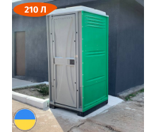 Туалетна кабіна біотуалет Люкс зелена Стандарт