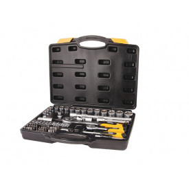 Набор насадок торцевых MASTERTOOL PROFI CrV 1/4"-1/2" 72 шт (78-5072-PF)