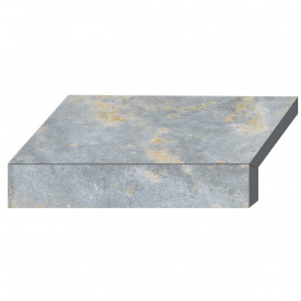Aquaviva Бортовая Г-образная плитка Aquaviva Loft Blue, 600x345x50(20) мм