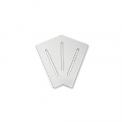 Aquaviva Угловой элемент Aquaviva KK-30-2 Classic для переливной решетки 45° 295/25 мм (белый) Славута