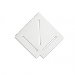 Aquaviva Угловой элемент Aquaviva KK-20-1 Classic для переливной решетки 90° 195/25 мм (белый) Чернівці