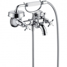 Смеситель настенный для ванны Axor Montreux с ручным душем, хром (16540000)
