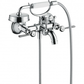 Смеситель настенный для ванны Axor Montreux Lever с ручным душем, хром (16551000)