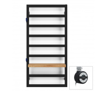 Полотенцесушитель электрический Terma GRID 990x500 Black mat тен MOA