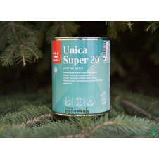 Полуматовый лак Unica Super 20 – Tikkurila (банка 0,9 л)