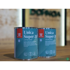 Полуматовый лак Unica Super 20 – Tikkurila (банка 0,9 л) Харьков