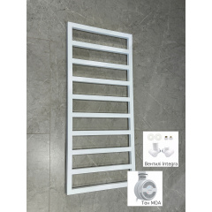 Полотенцесушитель комбинированный Terma Grid 1100x500 White тен MOA + вентиль Integra Тернополь