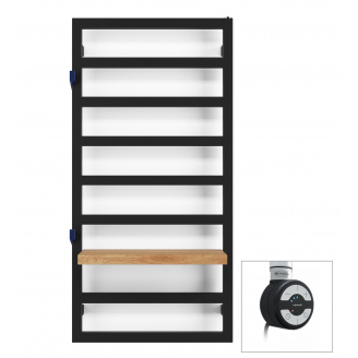 Полотенцесушитель электрический Terma GRID 990x500 Black mat тен MOA
