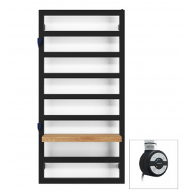 Полотенцесушитель электрический Terma GRID 990x500 Black mat тен MOA