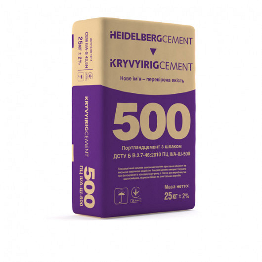 Цемент ПЦ-500 Кривой Рог 25 кг купить в Киеве – цены, характеристики ...