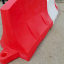 Дорожній бар`єр водоналивний пластиковий червоний 1.2 (м) Екобуд Чернівці
