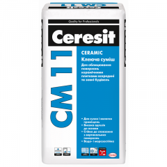 Клеевая смесь Ceresit СМ-11 для керамической плитки 25 кг Бушево
